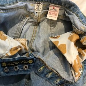 VINTAGE LUCKY BRAND EASY RIDER CROP JEANS